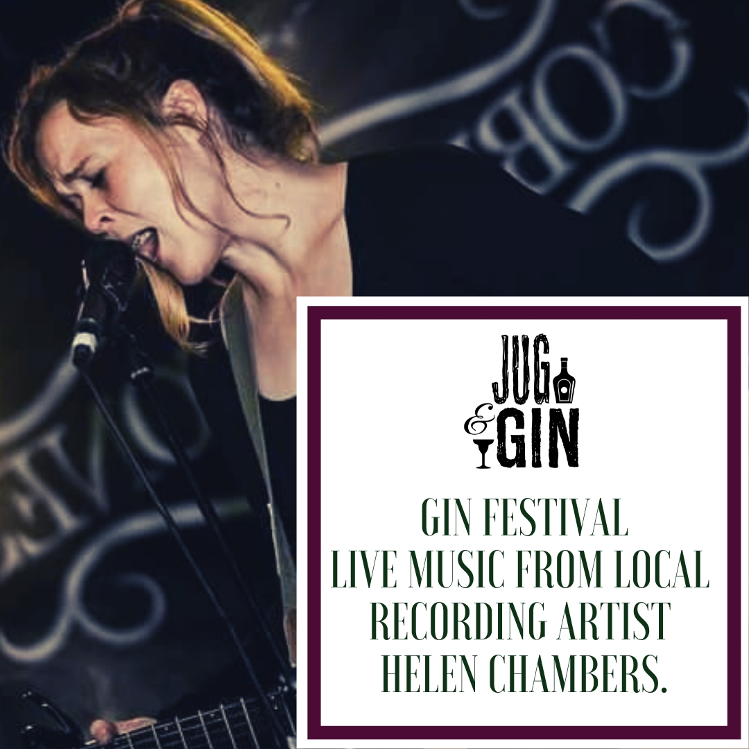Helen Chambers performing at Jug & Gin Festival